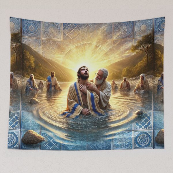 Item preview, The Healing of Naaman designed and sold by Meta2Physical.