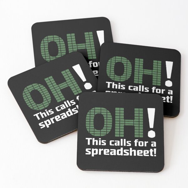 Item preview, Oh This Calls For A Spreadsheet Funny Office - This funny gift is perfect for Excel fans, accountants, analysts, and all spreadsheet enthusiasts. designed and sold by ZyziowskyArt.