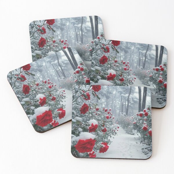 Item preview, Copy of A waterfall of water amidst the beauty of nature and the pink leaves of trees designed and sold by Williams Anderson.
