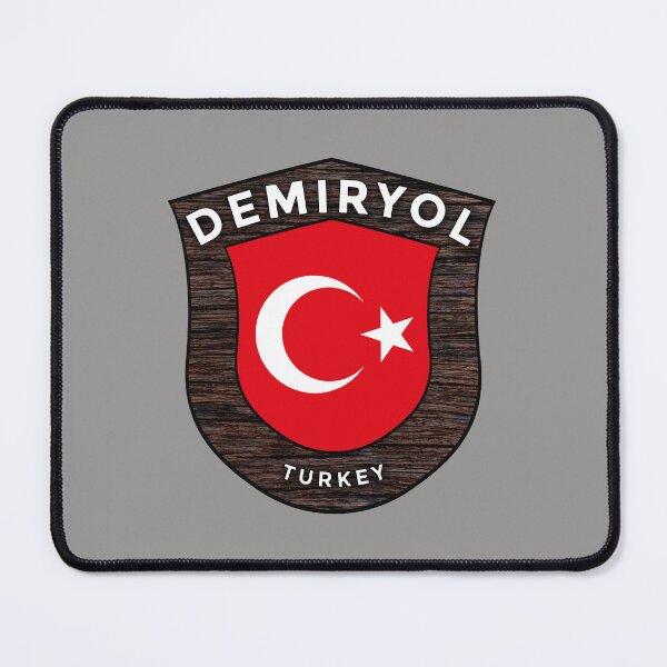 Item preview, Demiryol Turkey Emblem Flag designed and sold by World Designs.