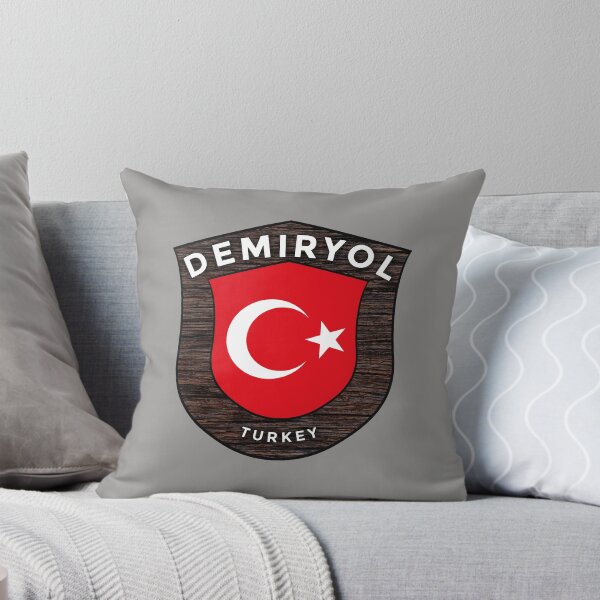 Item preview, Demiryol Turkey Emblem Flag designed and sold by World Designs.