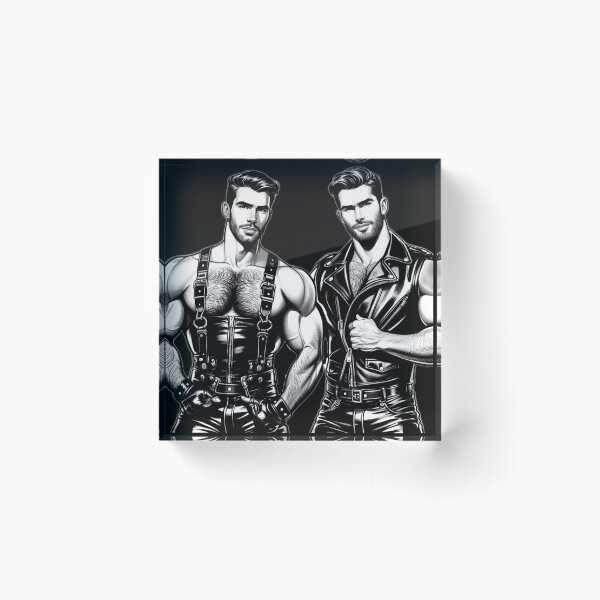 Artikelvorschau, Leather Daddies Gay Leder Bar Pride Grafikdesign entworfen und verkauft von ItsAKinkThing.