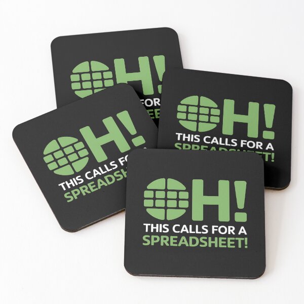 Item preview, Oh This Calls For A Spreadsheet Funny Office - This funny gift is perfect for Excel fans, accountants, analysts, and all spreadsheet enthusiasts. designed and sold by ZyziowskyArt.