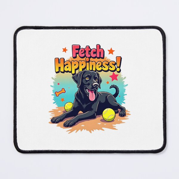 Item preview, Black Labrador Retriever. fetch happiness designed and sold by venavar.