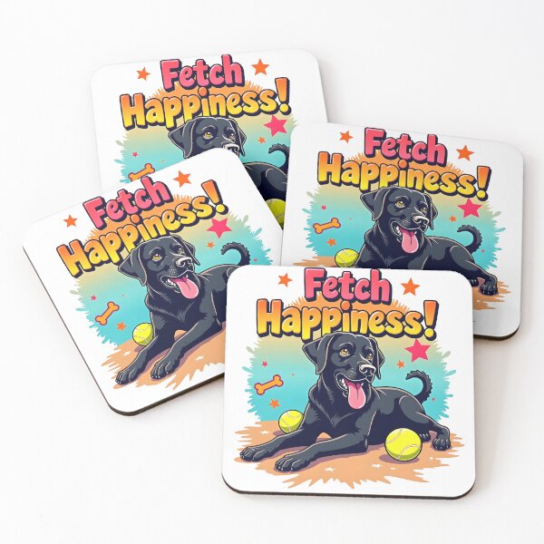 Item preview,  Black Labrador Retriever. fetch happiness designed and sold by venavar.