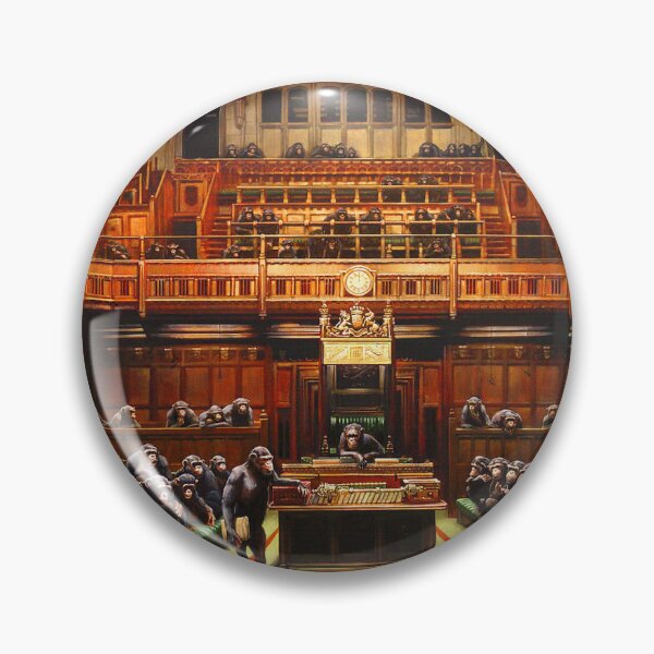 Item preview, Banksy Monkey Parliament designed and sold by SummerlandsArt.