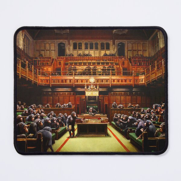 Item preview, Banksy Monkey Parliament designed and sold by SummerlandsArt.