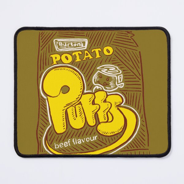 Item preview, Burton’s Puffs Beef Flavour - Retro Crisps designed and sold by The Wonky Doodler.