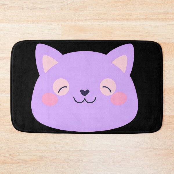 Item preview, Adorable Purple Cat Face designed and sold by Crush-Vogue.