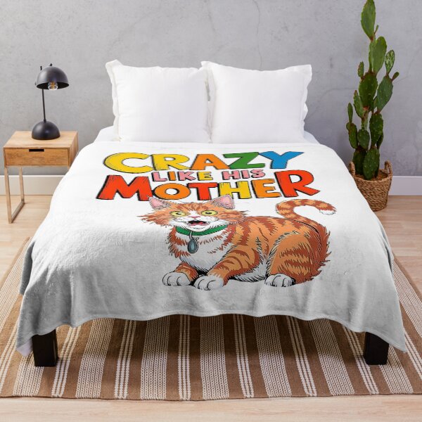Item preview, Crazy Like His Mother Day Cat Day designed and sold by Amanda's Factory.
