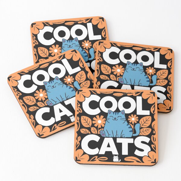 Item preview, 'COOL CATS' - Cute Cartoon Cat 2 designed and sold by SparroCreative.