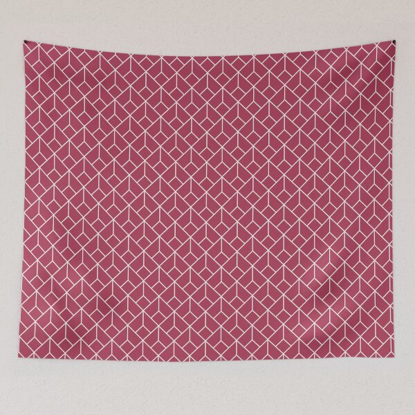 Item preview, Art Deco Pattern 12 - Light Pink on Raspberry Pink designed and sold by elektronen.