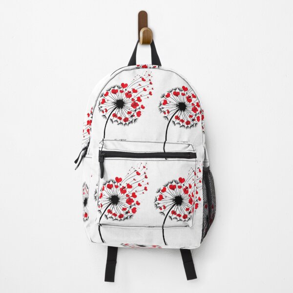 Item preview, Minimalist Valentine's Watercolor Illustrating Black Dandelion With Hearts designed and sold by Aise06.