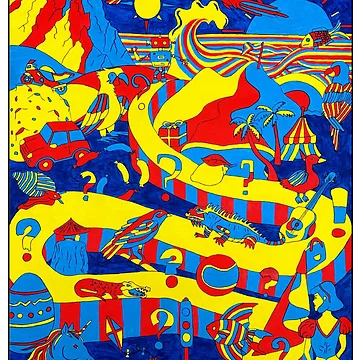 Artwork thumbnail, Red, Yellow, Blue by Raspberry-Cat