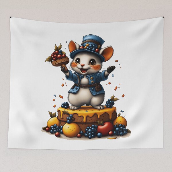 Item preview, Mouse with Cake designed and sold by BukkyStory.