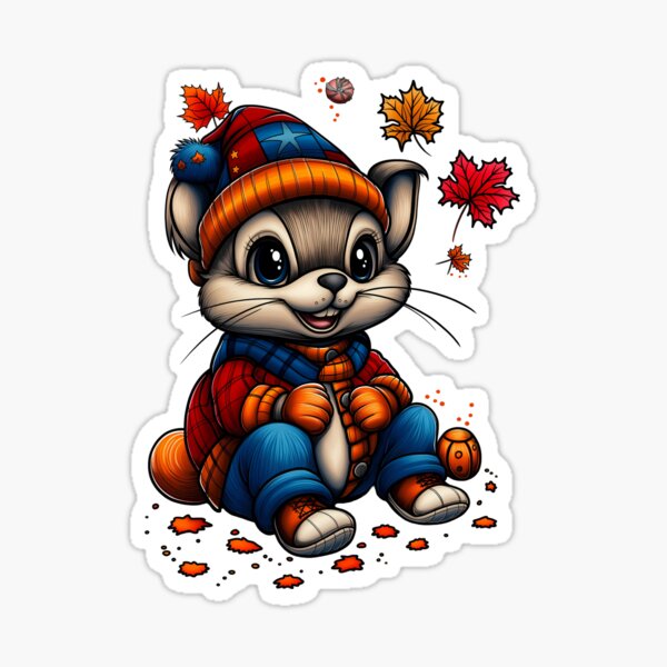 Item preview, Autumn Squirrel designed and sold by BukkyStory.
