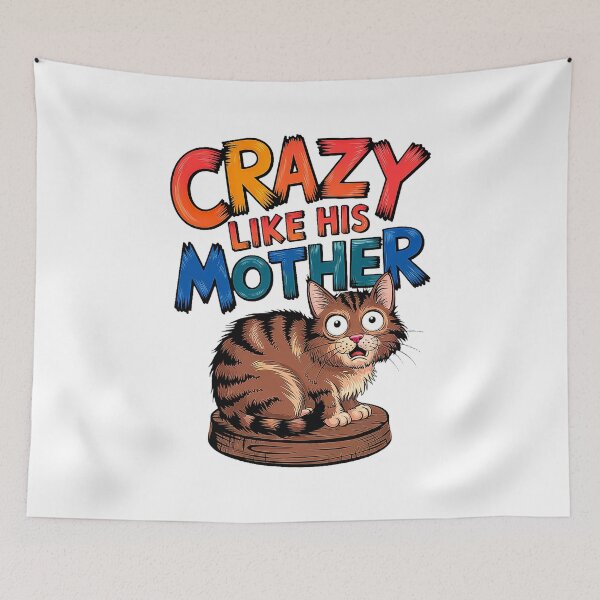 Item preview, Cat Day Mother Day Crazy Funny Cat designed and sold by Amanda's Factory.