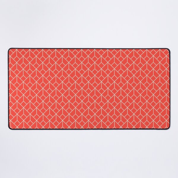 Item preview, Art Deco Pattern 12 - Off-White on Light Red designed and sold by elektronen.