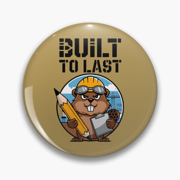 Item preview, Built to Last: Rugged Beaver Engineer Design designed and sold by TeeGrit.