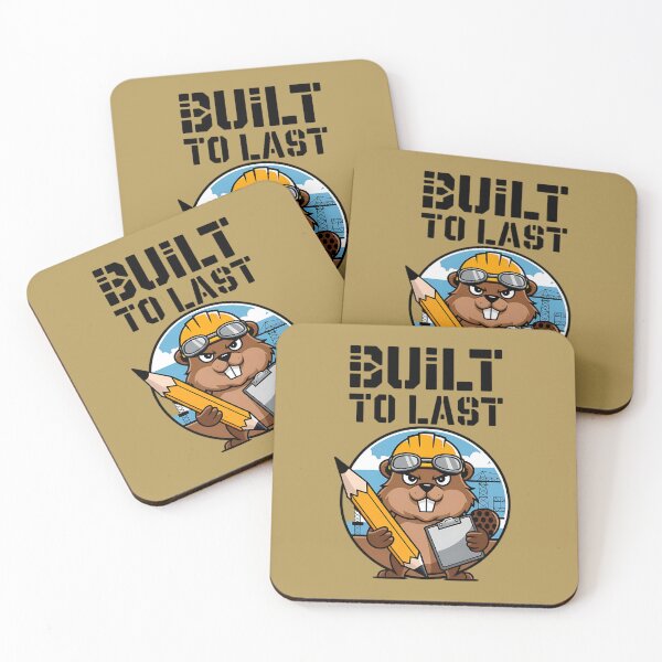 Item preview, Built to Last: Rugged Beaver Engineer Design designed and sold by TeeGrit.
