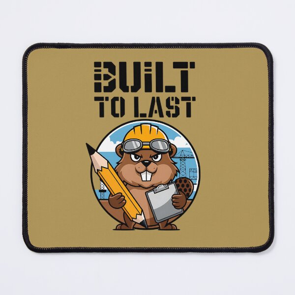 Item preview, Built to Last: Rugged Beaver Engineer Design designed and sold by TeeGrit.