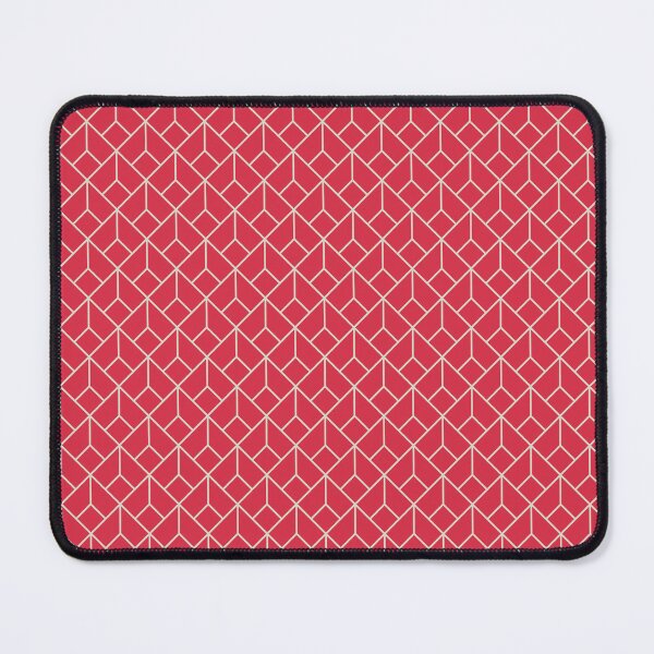 Item preview, Art Deco Pattern 12 - Off-White on Paradise Pink designed and sold by elektronen.