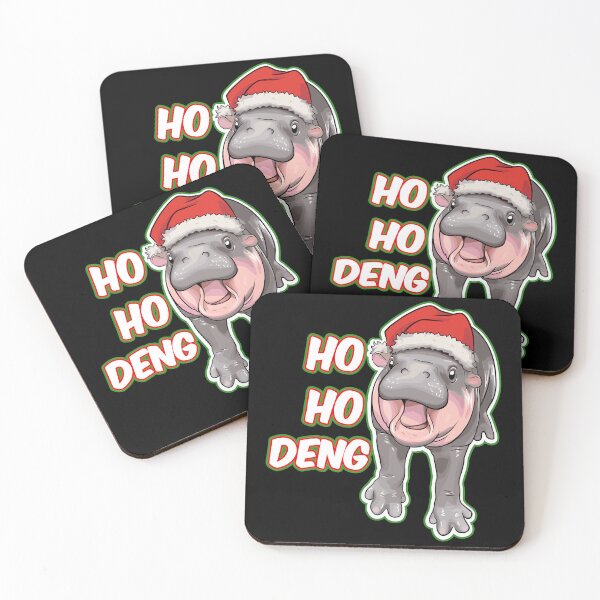 Item preview, Ho Ho Deng – Christmas Moo Deng designed and sold by savecloth.