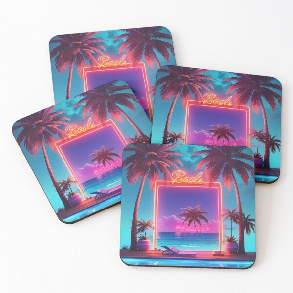 Item preview, Aesthetic neon palm trees  designed and sold by goodfell4s.