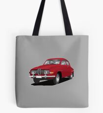 SAAB 96 in red - illustration Tote Bag
