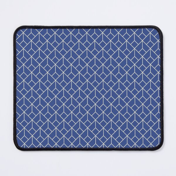 Item preview, Art Deco Pattern 12 - Off-White on Prussian Blue designed and sold by elektronen.