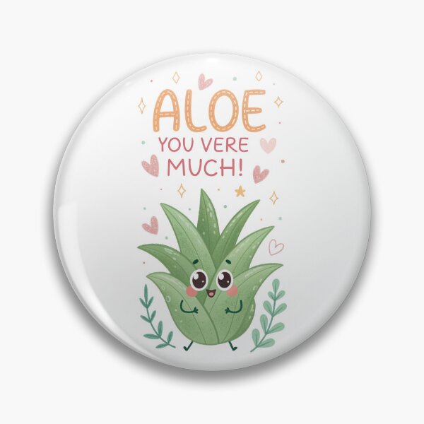 Item preview, Aloe you vere much, kawaii Food Puns designed and sold by MagicalThreads.