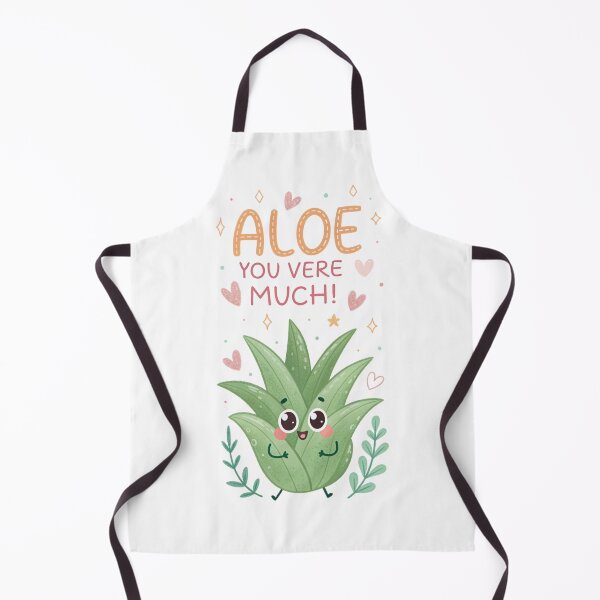 Item preview, Aloe you vere much, kawaii Food Puns designed and sold by MagicalThreads.