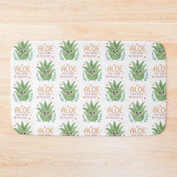 Item preview, Aloe you vere much, kawaii Food Puns designed and sold by MagicalThreads.
