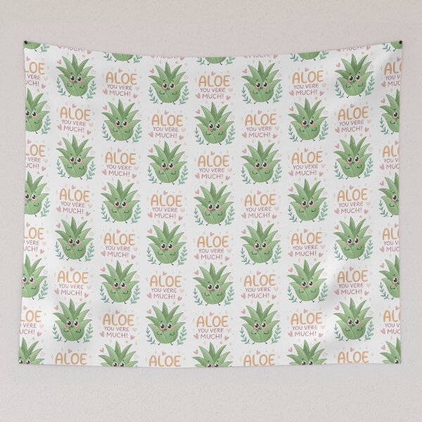 Item preview, Aloe you vere much, kawaii Food Puns designed and sold by MagicalThreads.