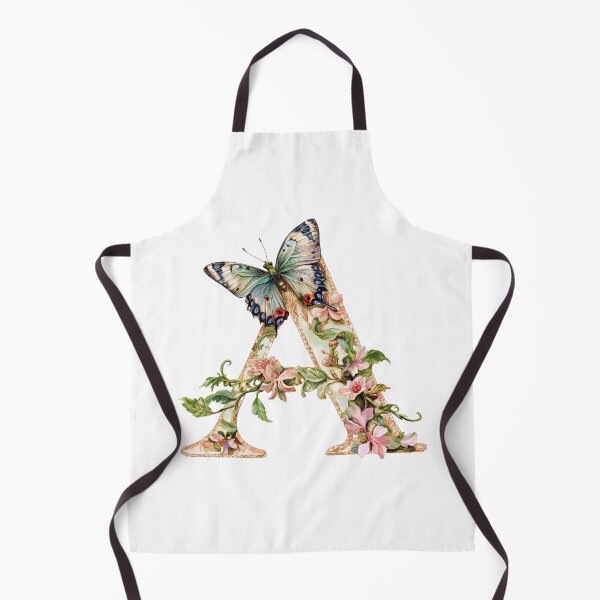 Item preview, Floral Letter A: Butterfly Elegance designed and sold by FlyingDreamsArt.