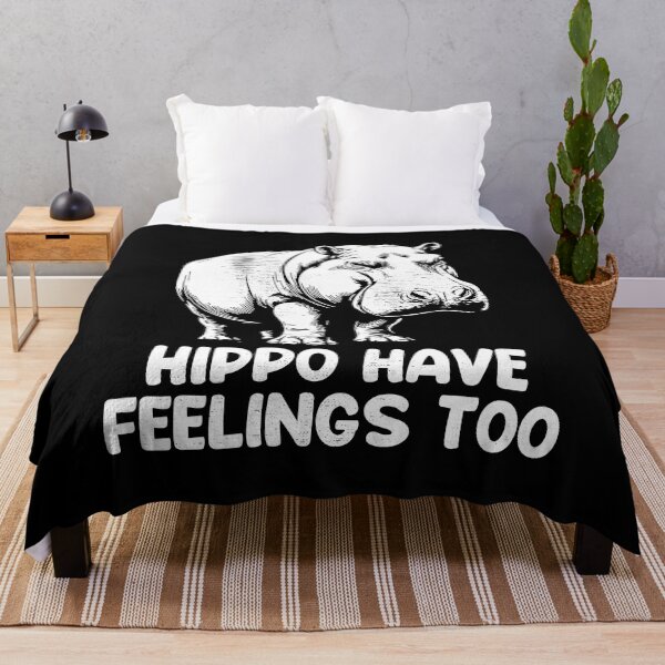 Item preview, Hippo Have Feelings Too designed and sold by savecloth.