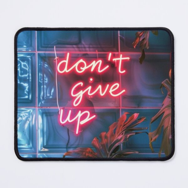 Item preview, Motivation Neon Palm leaf & Don't give up designed and sold by goodfell4s.