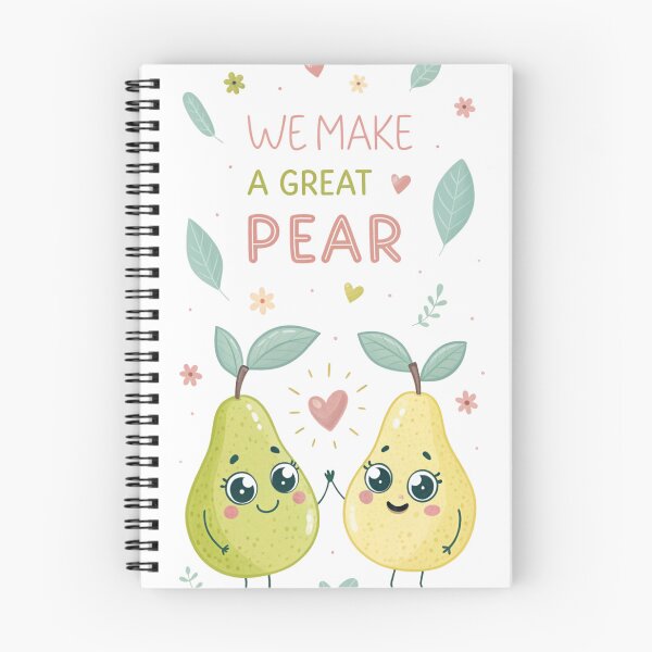 Item preview, We make a great Pear! kawaii Food Puns designed and sold by MagicalThreads.