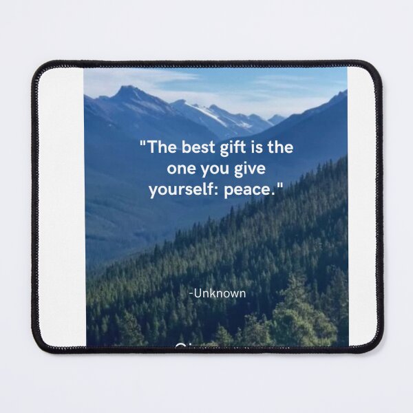 Item preview, "The best gift is the one you give yourself: peace 02." designed and sold by CUTESTUFFnow.
