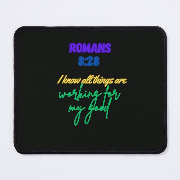 Item preview, Bible verse Romans 8:28 Christian designed and sold by ROOTS & SOUL.
