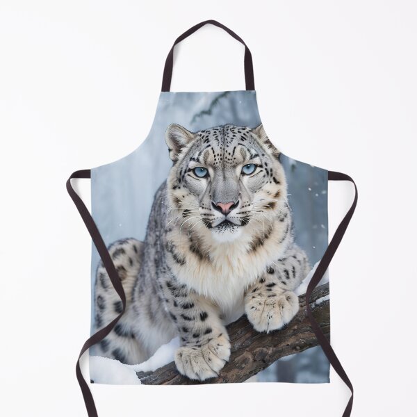 Item preview, Arctic Elegance: Snow Leopard in the Wild designed and sold by RK - Shop.