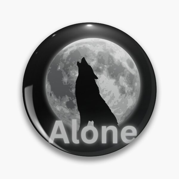 Artikelvorschau, Allein Wolf Kunst entworfen und verkauft von Burkae.