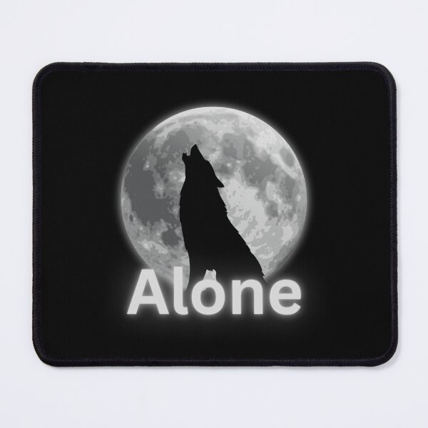 Item preview, Alone Wolf Art designed and sold by Burkae.