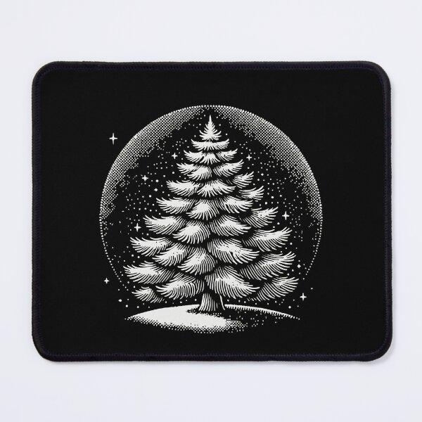 Item preview, Atmospheric Christmas Tree Artwork designed and sold by LuminOrb.