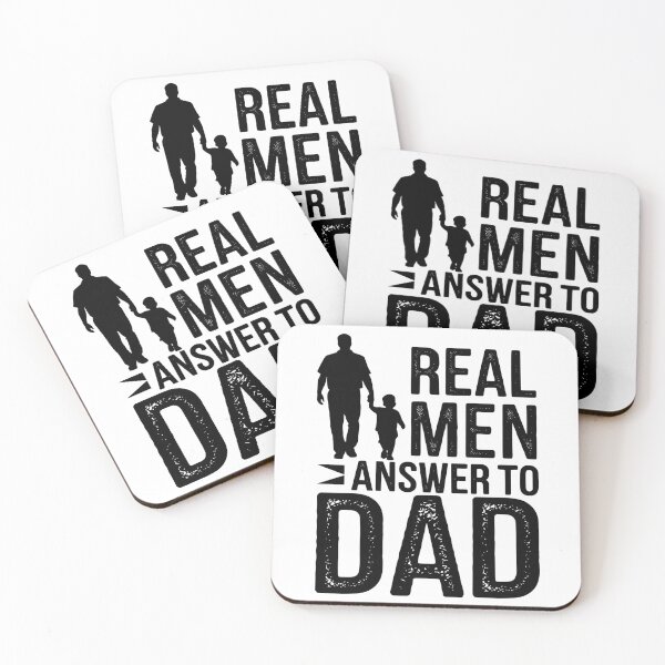 Item preview, Real Men Answer To Dad, Fathers Day  designed and sold by My Kozy Shoppe.