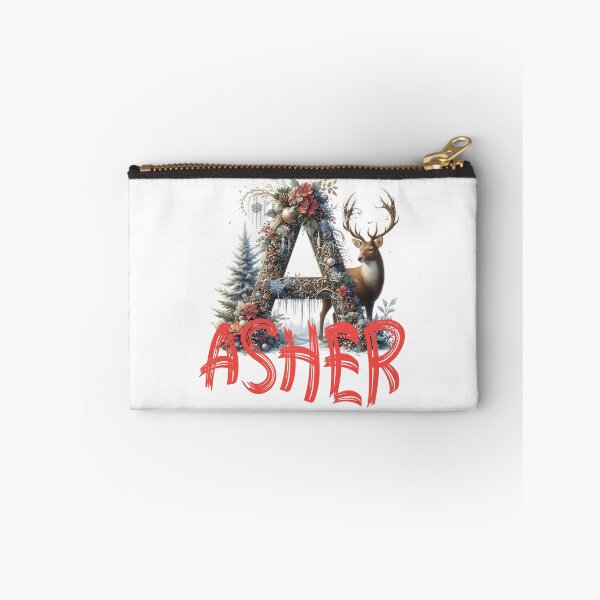 Item preview, Name Asher. My name is Asher. Winter initial. designed and sold by MagelliShop.