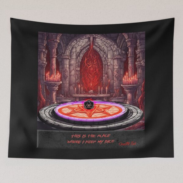 Item preview, RPG: This is the place where I keep my dice, Evil designed and sold by IrgumS.