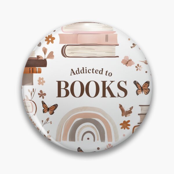 Item preview, Addicted to Books Vintage Aesthetic Book Lover Art designed and sold by Monascreativeempire.