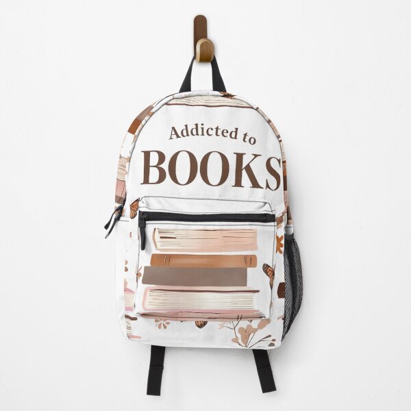 Item preview, Addicted to Books Vintage Aesthetic Book Lover Art designed and sold by Monascreativeempire.