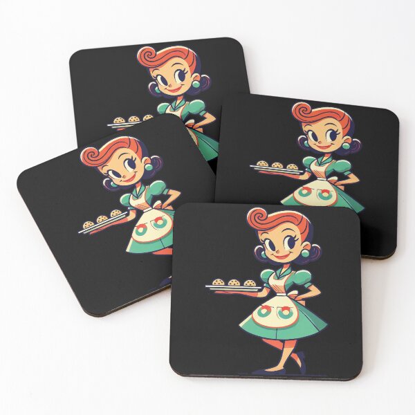 Item preview, Retro Housewife With Cookie Tray designed and sold by LuminOrb.